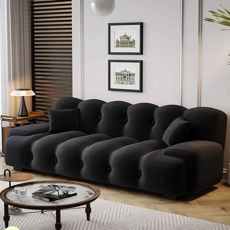 Style Reclining Unique Sofas Black Luxury Modern Lazy Living Room Sofa Hotel Italiano Designer Divano Soggiorno Home Furniture