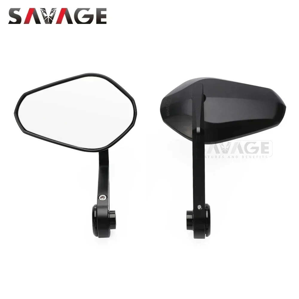 2023 MT-09 Handlebar End Mirror E9 For YAMAHA MT09 SP 2021 2022 MT09SP Motorcycle Bar End Side Rearview Mirrors 360° Rotation