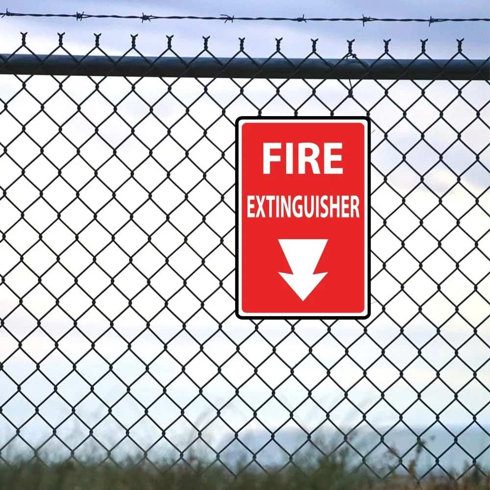 Señal de seguridad contra incendios y salida de seguridad contra incendios, placa de aluminio de Metal para lugares públicos, empresa, hogar, Club,