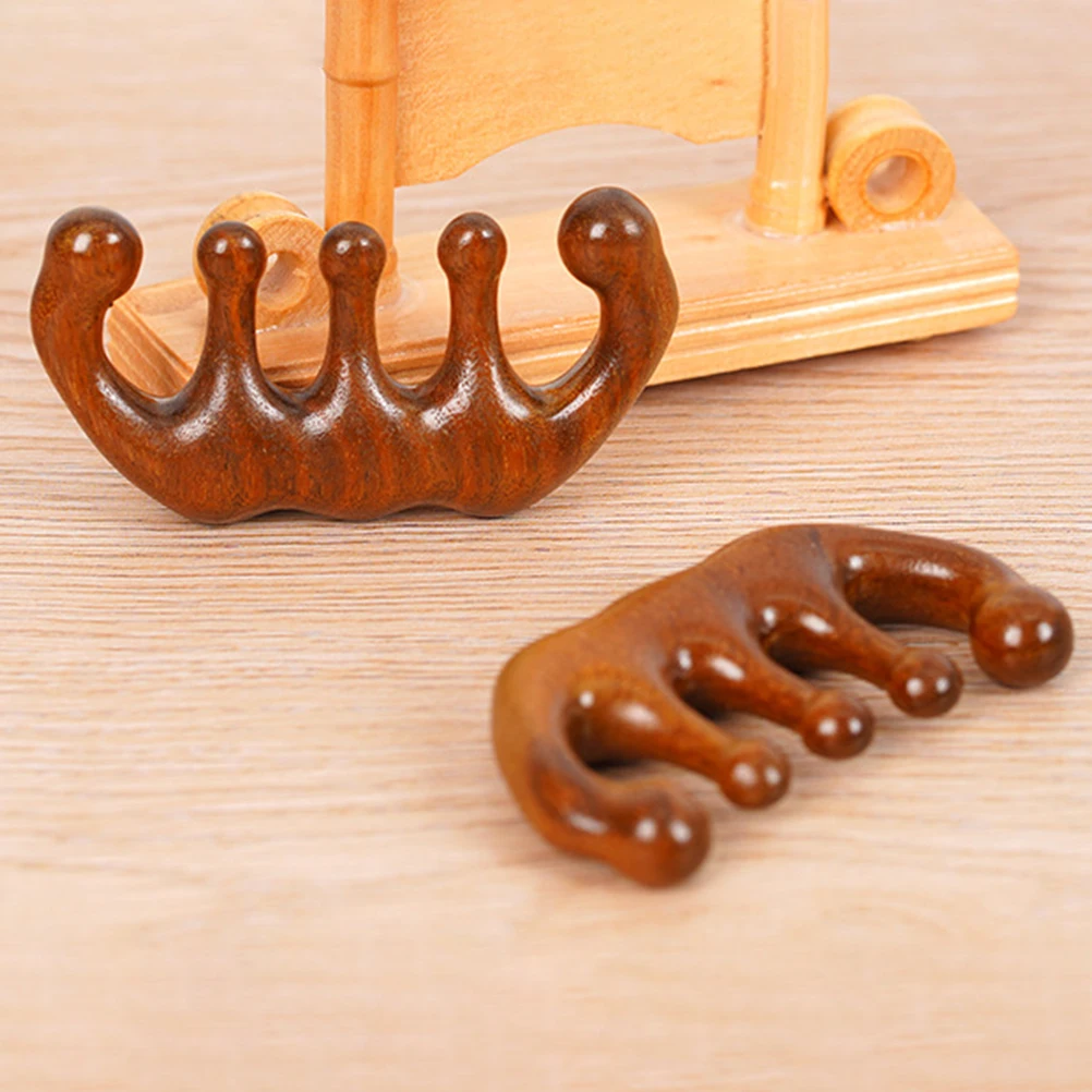 

Comb Wooden Wide Tooth Hair Tool Detangler Pocket Scalp For Men Curly Straight Hairstyles Portable