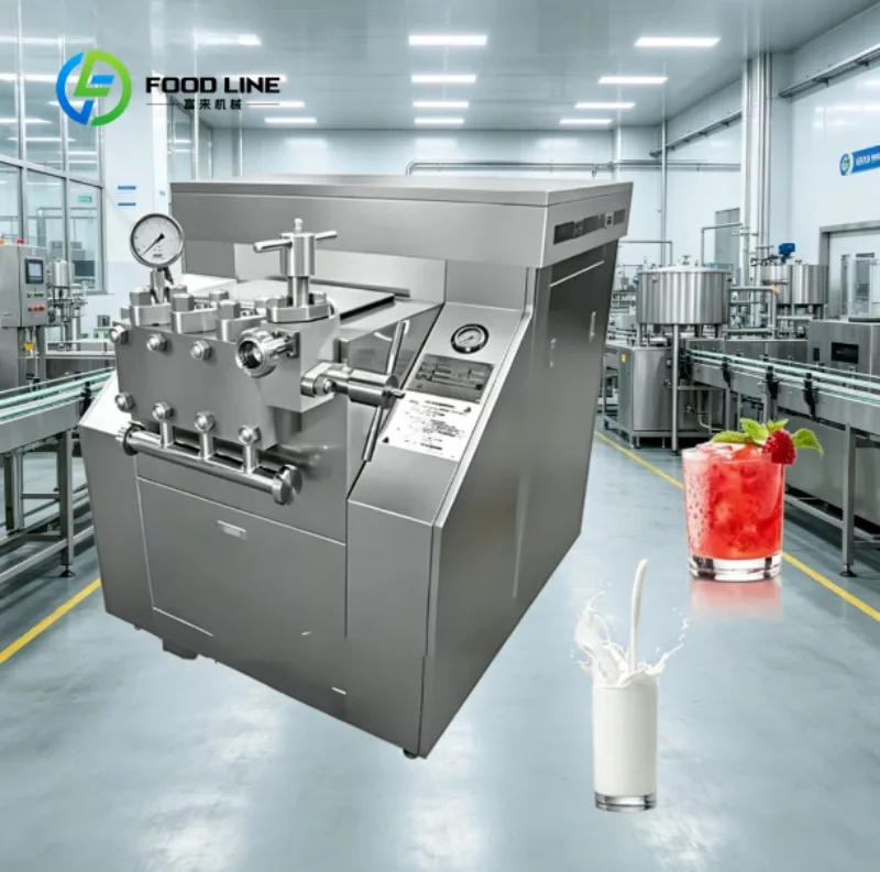 

Homogenizer Machine for Food Beverage Dairy Processing, Industrial Liquid Homogenizing Equipment with Stable Emulsification
