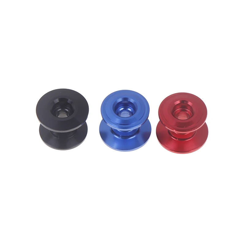 Rolo guia duplo 95423 de 12-13mm, 2 peças sobressalentes de liga leve para modelo de carro mini 4wd