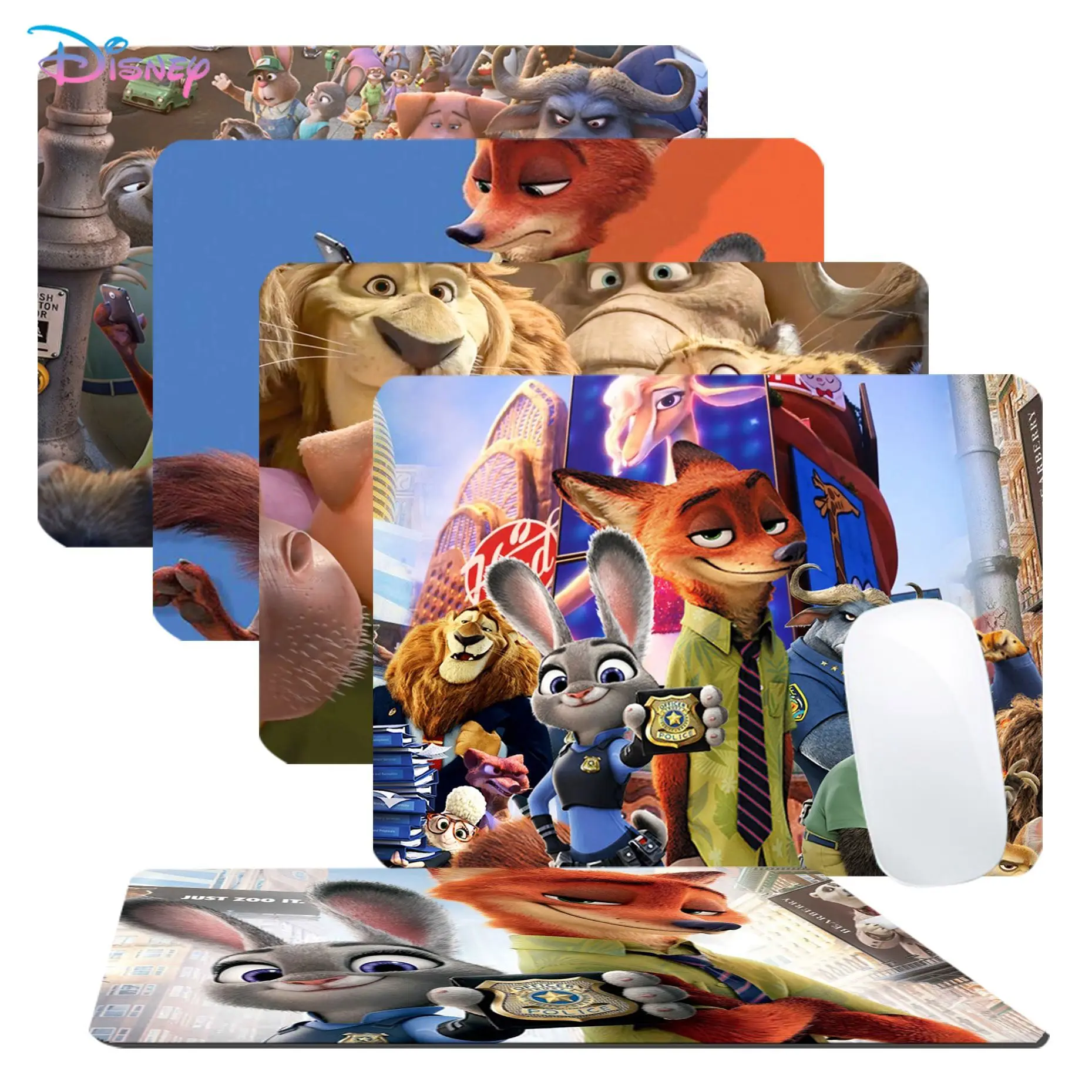 

Disey Zootopia Mousepad Animation Office Computer Desk Mat Table Keyboard Big Mouse Pad Laptop Cushion Non-slip Desktop Mat