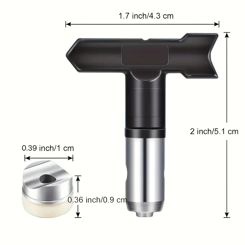 Reversible Airless Spray Tip,Airless Paint Gun Nozzles,Durable Reusable Design,Specially for Professional&DIY Painting image 4