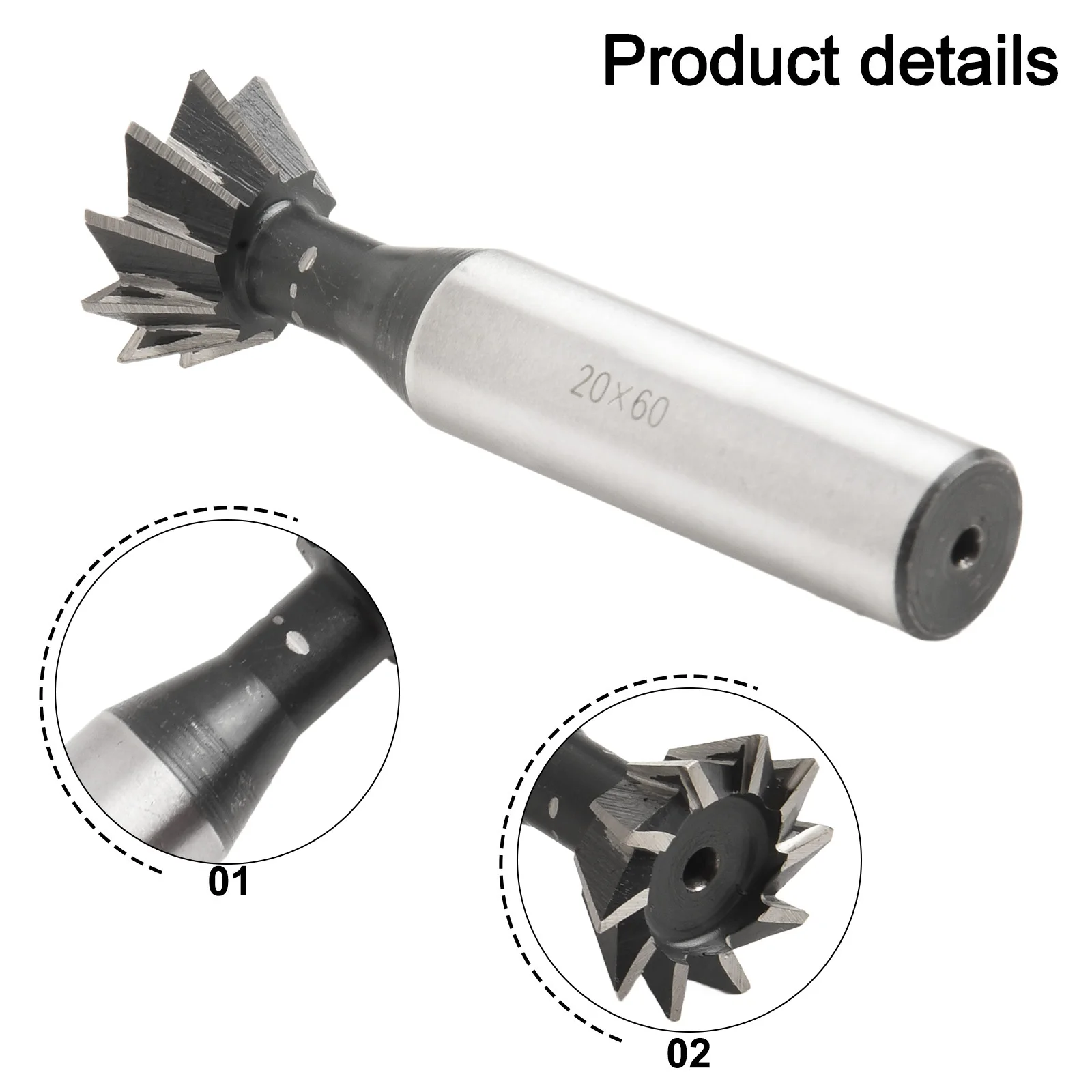 Fresa a 6 flauti Utile resistente all'usura 1 pz Conservatore accurato per utensili da taglio per la lavorazione dei metalli per risparmiare manodopera