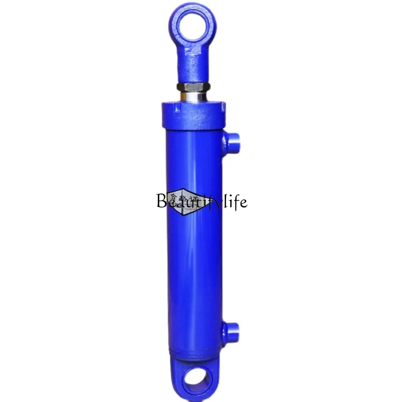 

1Hydraulic cylinder 63 bore two-way double-acting oil top small heavy duty 5t cylinder hydraulic cylinder custom lifting