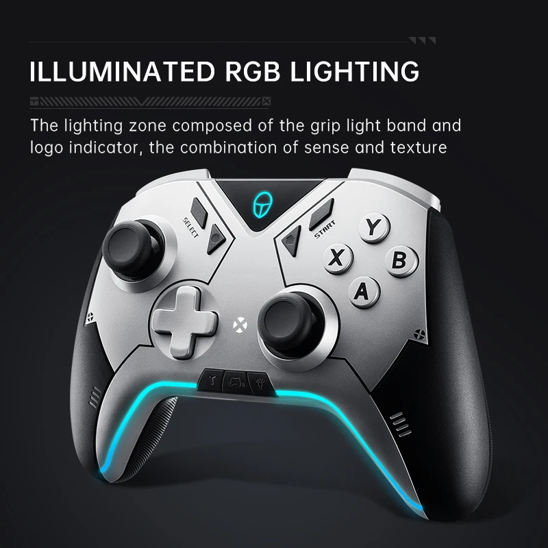 THUNDEROBOT G60 3 Mode Gamepad Buletooth Wireless Wired Vibration Joystick Controller for Switch Windows PC STEAM TV