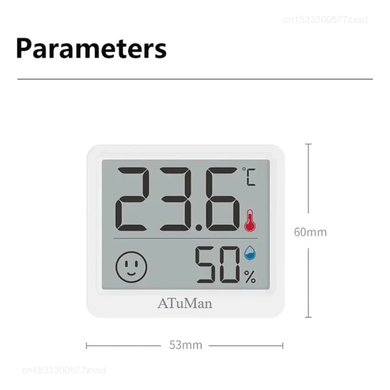 Xiaomi DUKA Atuman 2.5 Inch LCD Electronic Digital Temperature Humidity Meter Indoor Thermometer Hygrometer Weather Sensor Clock