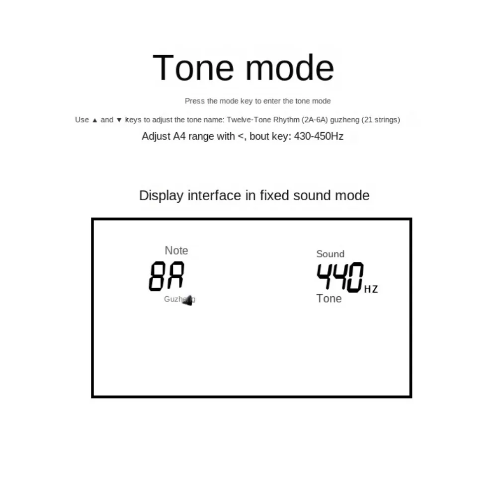 

Встроенный микрофон, музыкальный тюнер с зажимом, 3 режима, 3 в 1, метроном, генератор тона, ЖК-дисплей, простое управление, электронный метроном