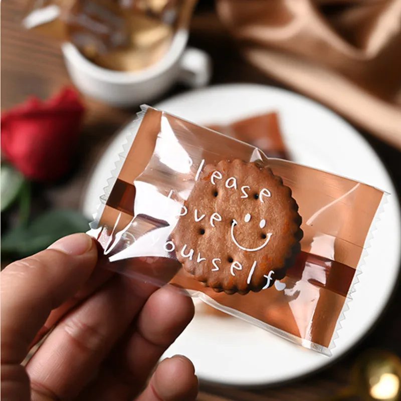 100Pcs Disposable Coffee Sugar Bags Baking DIY Manual Toffee Candy Chocolate Machine Sealed Packaging
