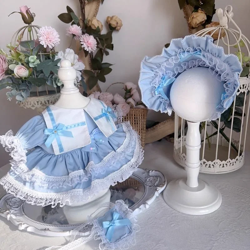 Lovely 10cm cotton doll clothes 20CM Doll Clothes , Xingdailu /Lina / Beier Skirt, 55CM Reborn Doll Dress Hat