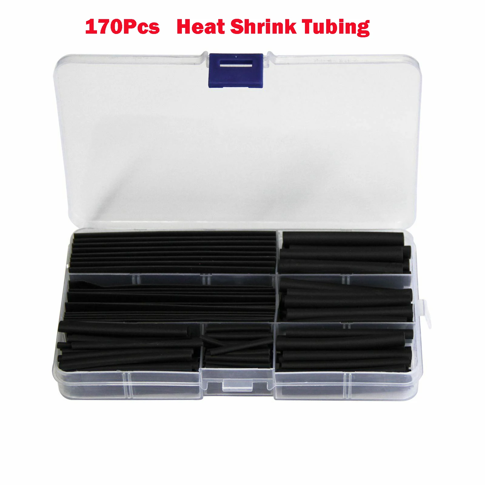 

170pcs Heat Shrink Wire Wrap Cable Sleeving Wire Wrap Shrinkage Heatshrink Box Car Accessories Heatshrink Kit