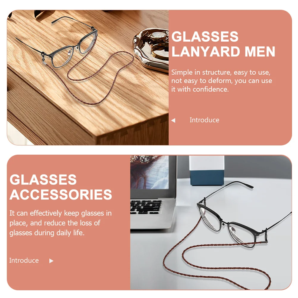 

6pcs Eyeglasses Lanyards Flexible Silicone Glasses Chain Retainer Holder Straps For Sports Eyewear Accessories Anti-Loss