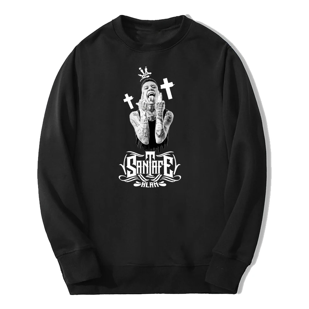 

Rapper Santa Tour 2024 Merch Sweatshirt Crewneck Long Sleeve Streetwear Women Men Hip Hop Clothes