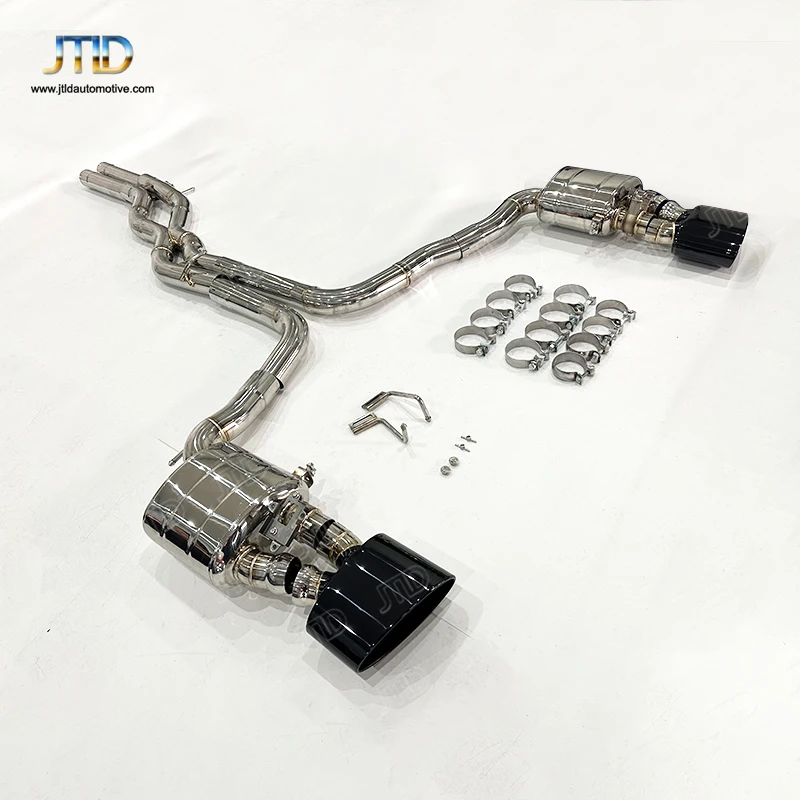 

JTLD New Stock Performance Exhaust Stainless Steel Valvetronic Catback for Audi RS6 RS7 C8 Bi-turbo V8 2020+ Without Tips