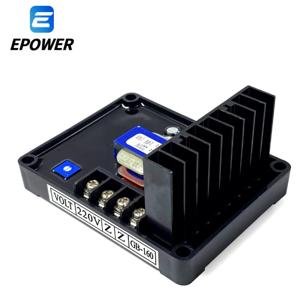 GB160 30KW Diesel Generator Stabilizer 220V Automatic AVR Voltage Regulator Adjustable Brush Current Control Power Systems