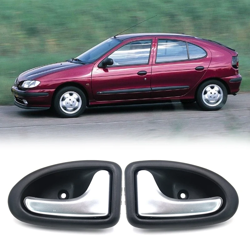 Interior Door Handles for II 2 Scenic Trafic Back Front Rear Left Right Side Inner Driver Passenger