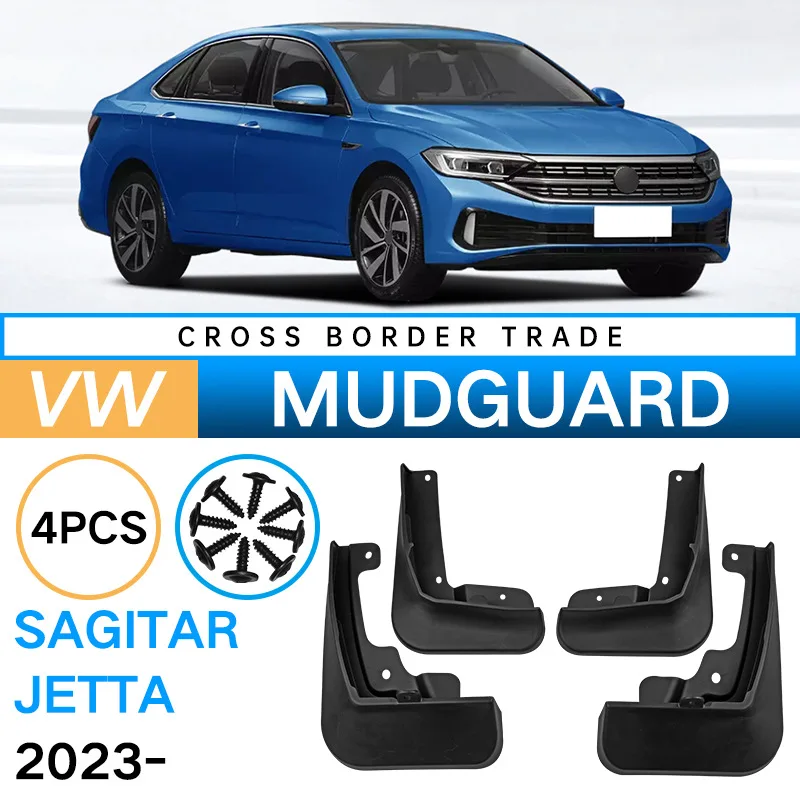 Car Auto Fender Mud Flaps Splash Guards Mudguard for Volkswagen Sagitar Jetta 2023 Exterior Body Anti Scratch Shield