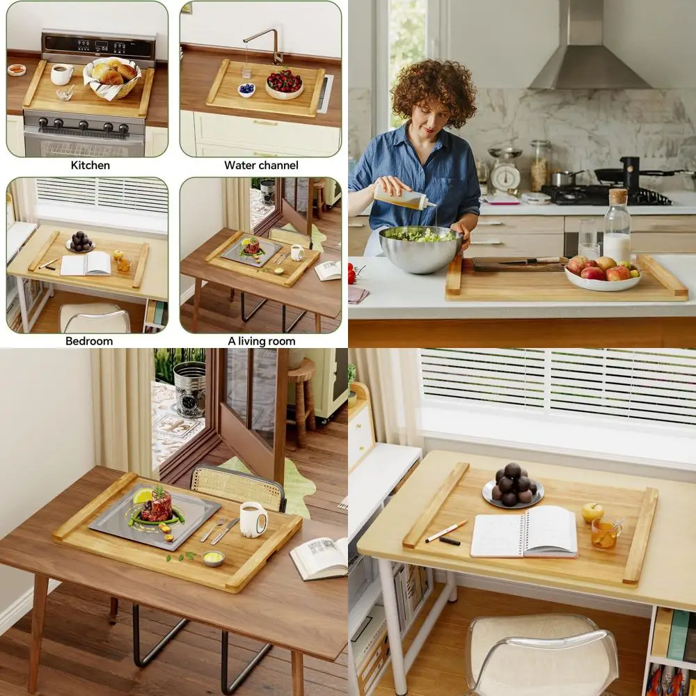 

30L x 22W Electric & Gas Stove Cover, Countertop Sink Protector, Easy Clean Farmhouse Decor Tray