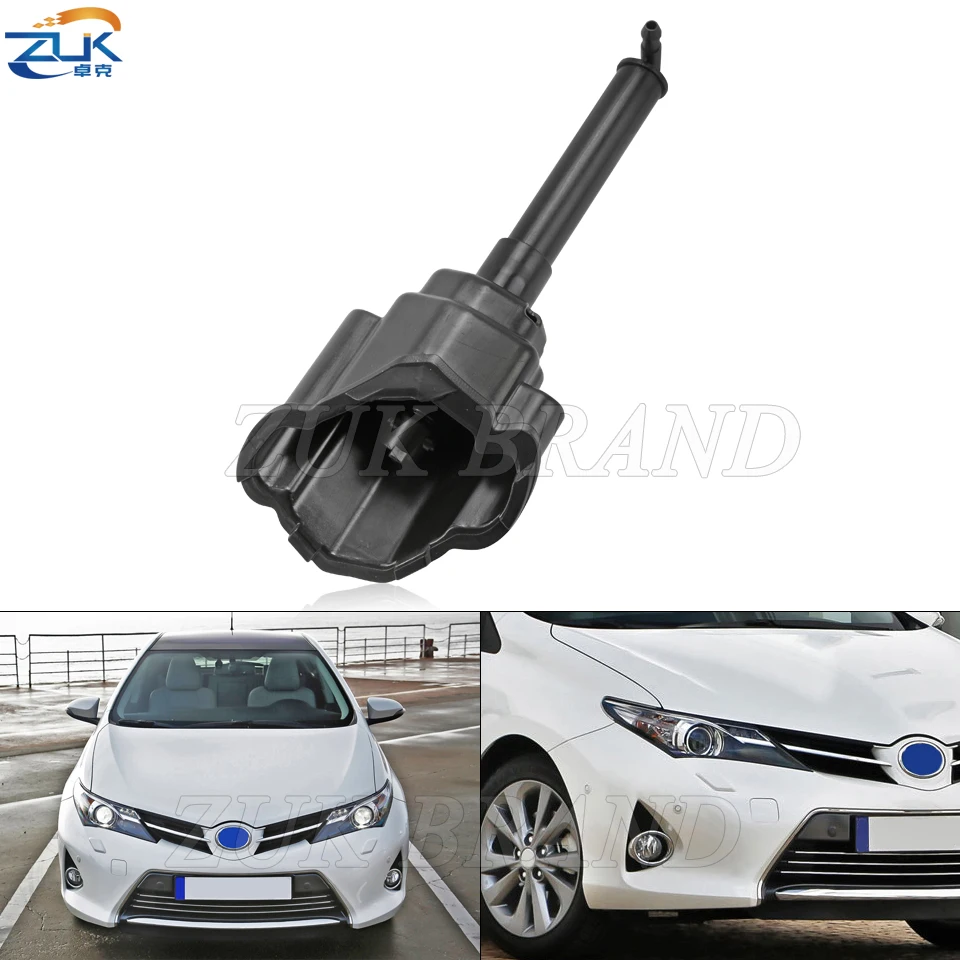 ZUK Car Front Bumper Headlight Washer Nozzle Headlamp Sprayer Jet Pump For TOYOTA COROLLA AURIS ZRE18 E18 2012 2013 2014 2015