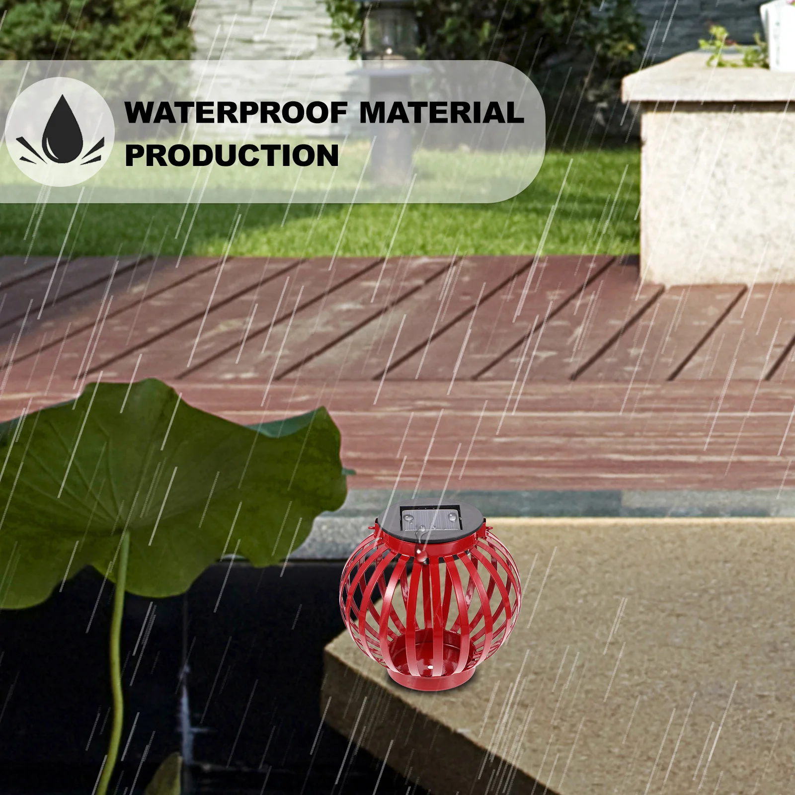 

1Pcs Solar Lantern Light Energy Saving Decorative Garden Light for Balcony Courtyard Small Landscape Pendant Lamp Outdoor Use