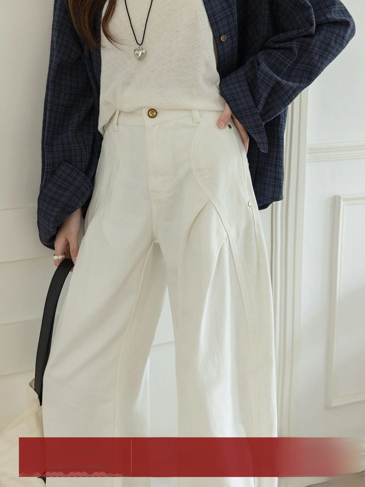 

MoZao, широкие джинсы с высокой талией, женские свободные утягивающие брюки-ножи, повседневные потертые джинсовые брюки, осенняя коллекция, глубокий цвет