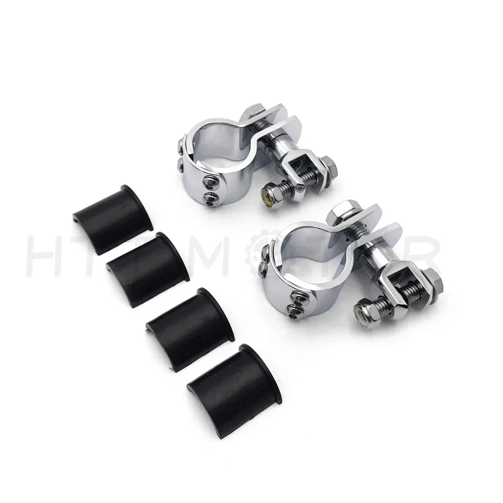 

Pair Foot Peg Mounts For Harley Kawasaki VULCAN VN400 1 1/4" 1.25"Engine Guard Highway Pegs Aftermarket Motorcycle Parts