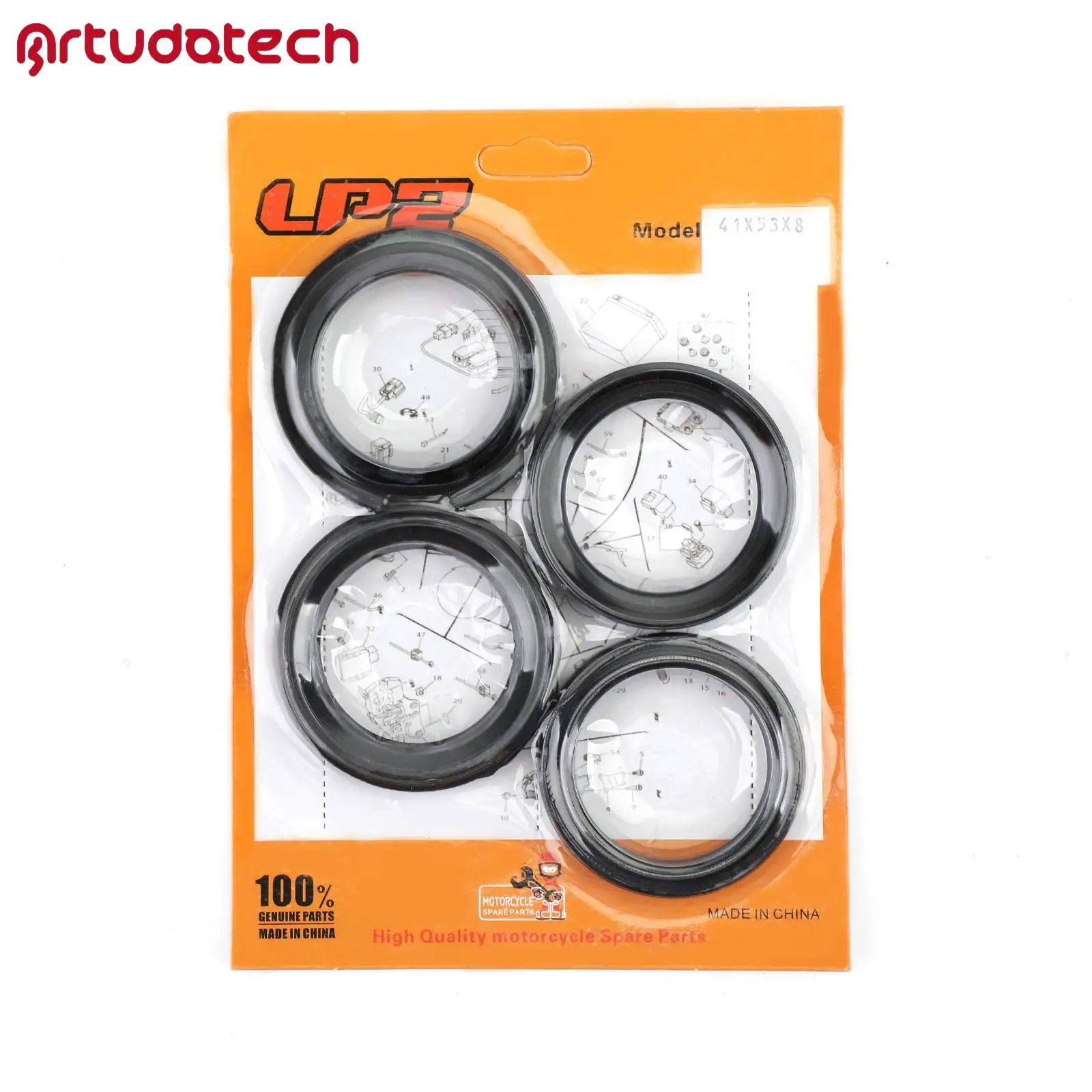 

Artudatech Fork Seal Wiper Kit for Honda Shadow VT750C VT1100C 04-16 FSC600 FJS400 2001-2013