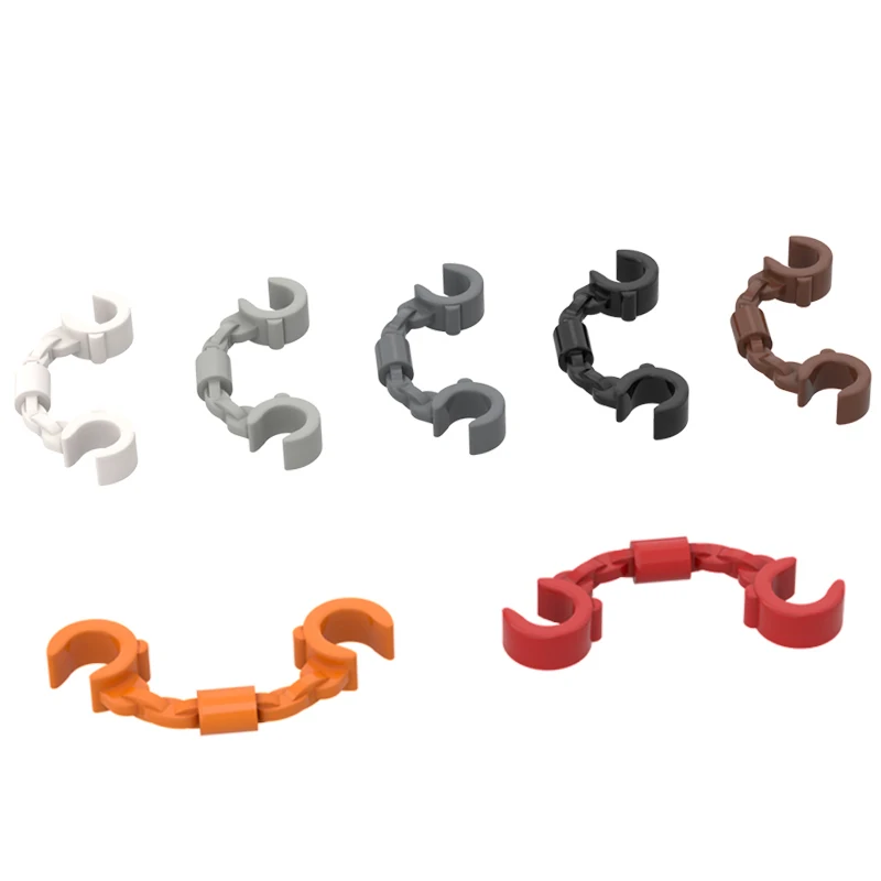 10PCS MOC Compatible Assembles Particles 61482 Handcuffs Building Blocks Parts DIY Educational Creatives gift Toys