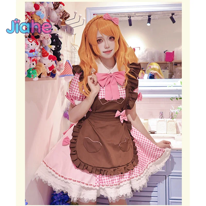 Disfraz de Anime Pripara Manaka Laala Minami Mirei, disfraz de Halloween para niña, dulce uniforme de Lolita, nuevo conjunto de accesorios para vestido de sirvienta