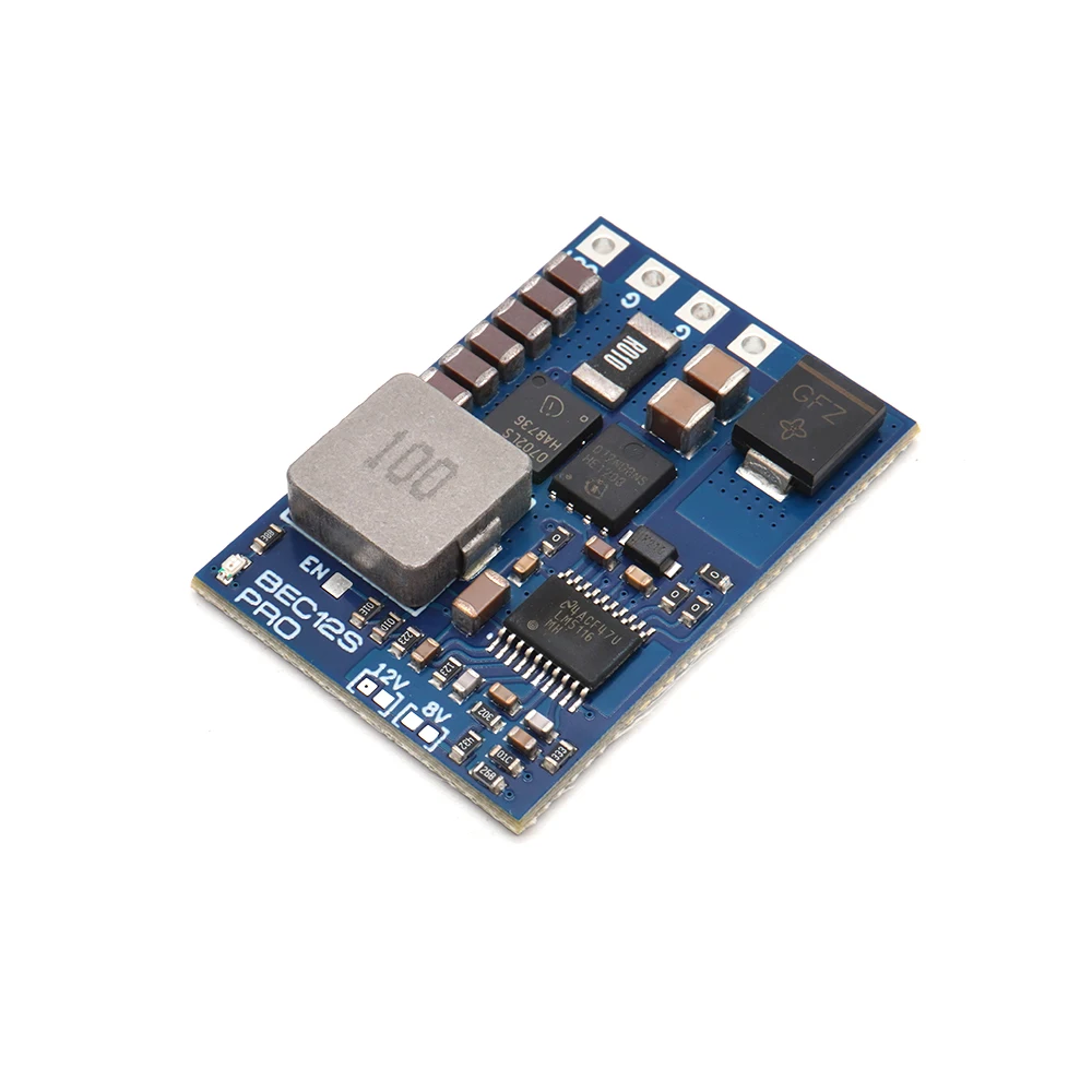 MATEK BEC12S-PRO 9-55V BEC Module 5V/8V/12V Output Voltage Power Module Overcurrent Protection Self-recovery for RC FPV Drone