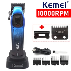 Kemei 2361 10000RPM Professional Men's Hair Clipper Magnetic Motor DLC Blade with Base Charger Hair Trimmer Hair Cutting Machine