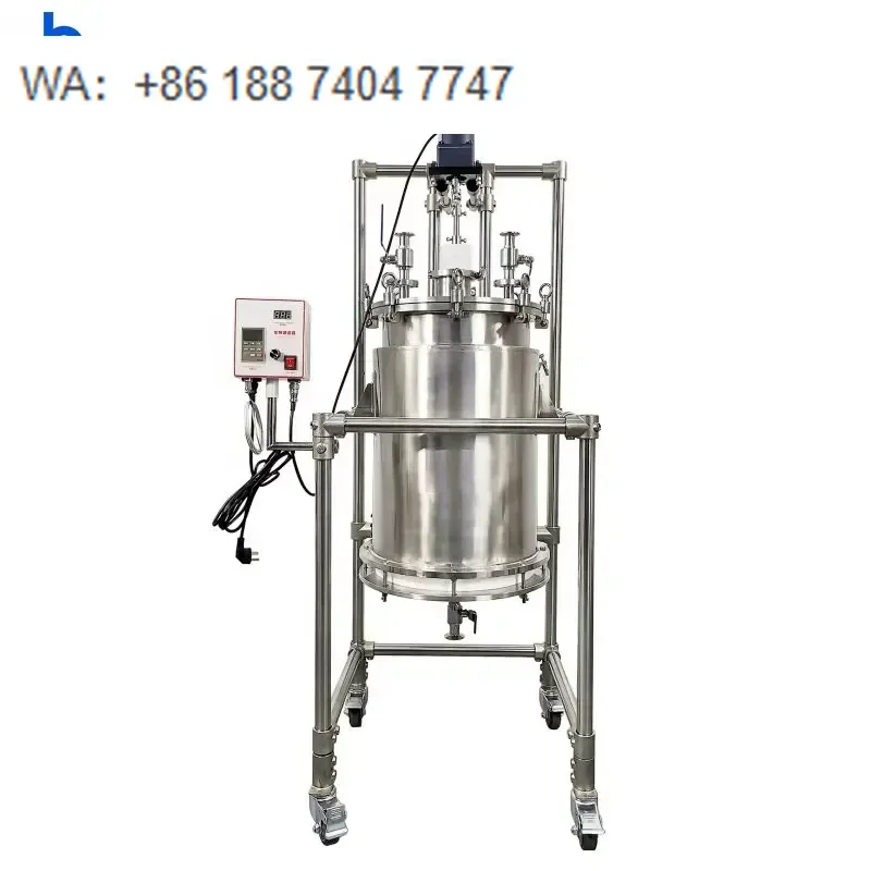for LABOAO LCRS Series 10L 50L Stainless Steel Solid Phase Chemical Reactor for Laboratory