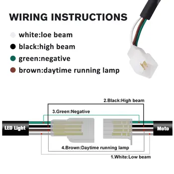 Motocyklový LED světlomet s předním světlometem pro KTM EXC 300 XC XCF XCW XCFW SX SXF SXS 125 až 690 2012-2022 8 nejlepší prodej Maska světlometů KTM Duke 200 - №5