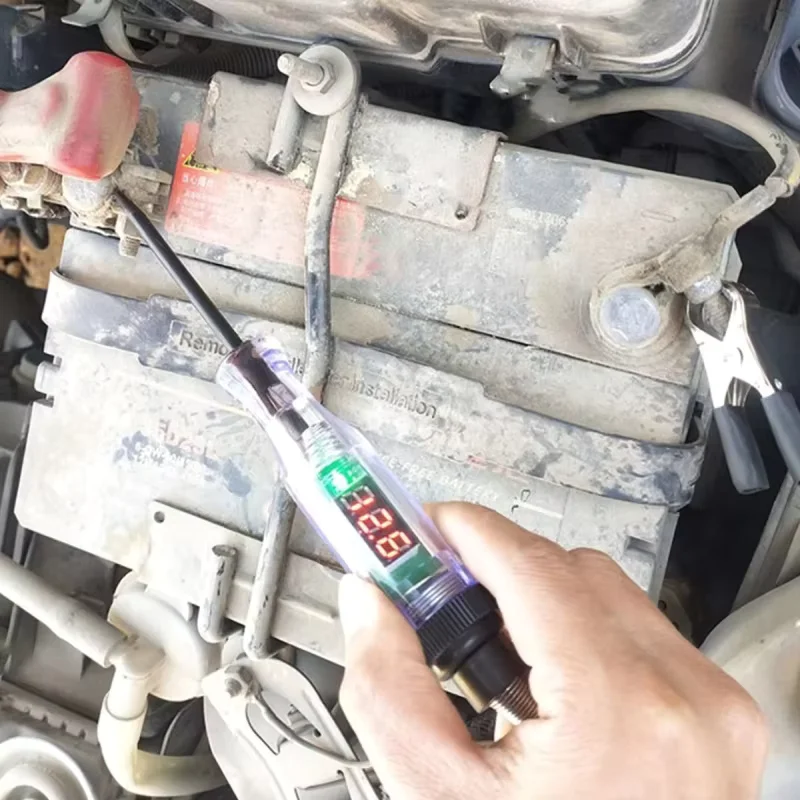 

6V 12V 24V Car Truck Voltage Circuit Tester Auto Car Diagnostic Probe Test Pen Light Bulb Electric Measuring Pen Repair Tools