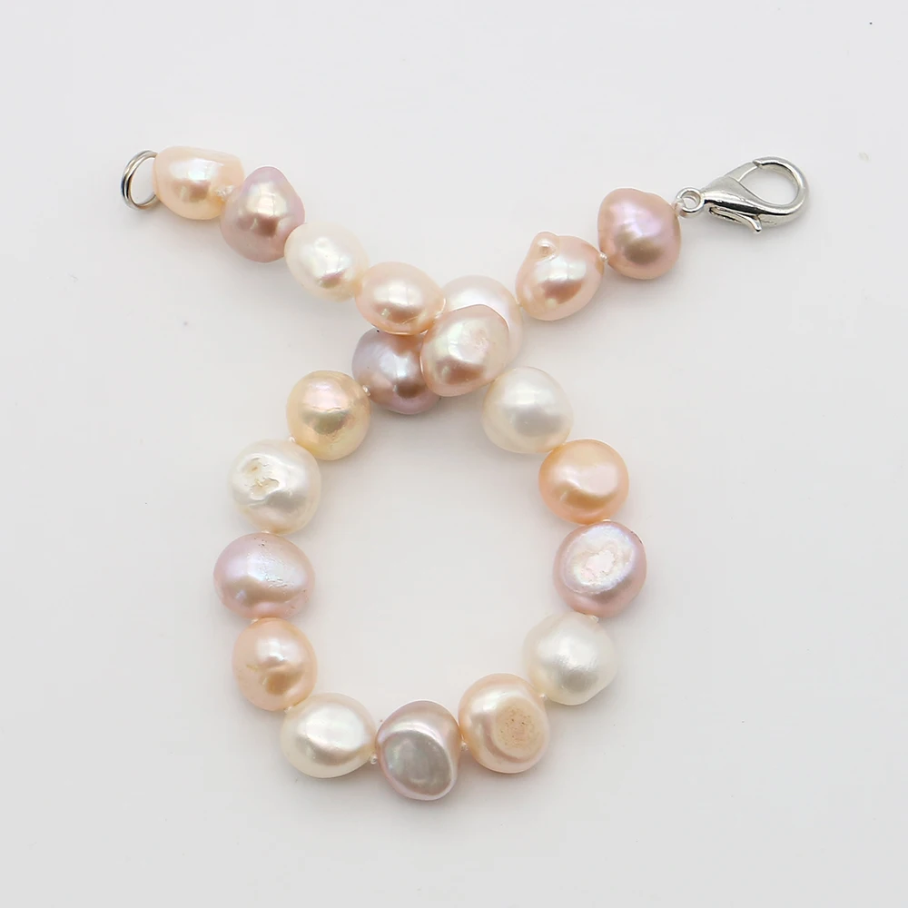 vintage-classic-natural-freshwater-irregular-pearls-with-mixed-colors-18cm-women's-bracelet-jewelry-with-lobster-clasp-1strand