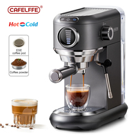 Cafelffe  4-in-1 Coffee Maker Hot/Cold Dolce gusto nespresso machine ESE Pod Ground Cappuccino Espresso Coffee Machine cafetera