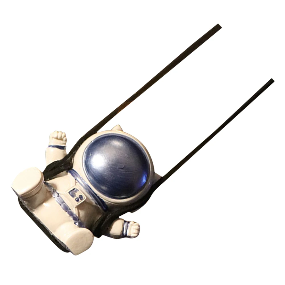 

Astronaut Car Hanging Decoration Resin Pendulum Adjustable Length Rear View Mirror nament Durable Sturdy Car Accessories