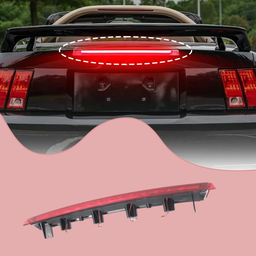 

Third Brake Light Rear Lamp High Mounted Brake Light Assembly Rear Roof 1R3Z13A613AB For Ford Mustang 1999 2000 2001 2003 2004