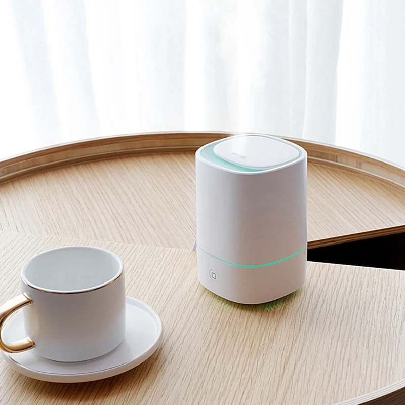 Mini Seven-Color Ambiance Light Humidifier Office Desktop Silent Aromatherapy Atomizer Bedroom Essential Aromatherapy Ultrasonic