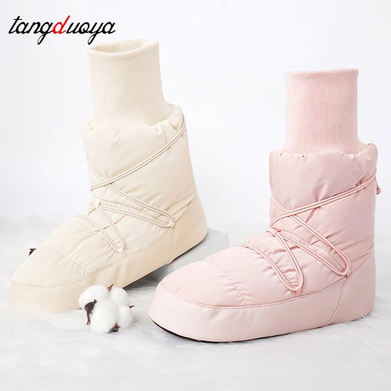 فتاة النساء أحذية الباليه الاحماء أحذية الرقص الشتاء أحذية الباليه أحذية الرقص الحرارية المخملية أحذية الباليه المضادة للانزلاق مقاومة للاهتراء