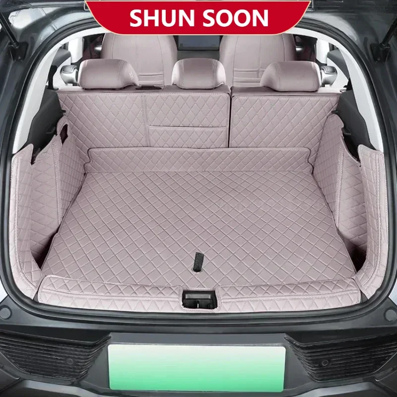 For BYD Atto3 AutoTrunk Mats Fully Surrounded Waterproof Non-Slip Liner Custom Floor Pad Car Interior Refit Parts Accessories