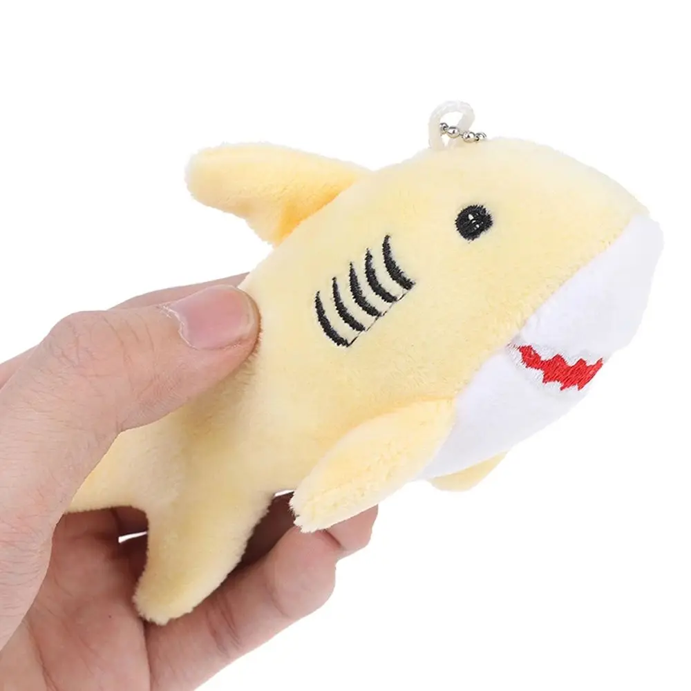 Porte-clés pendentif requin pour sac à dos, jouet en peluche, animal océanique, porte-clés de simulation, JOKey