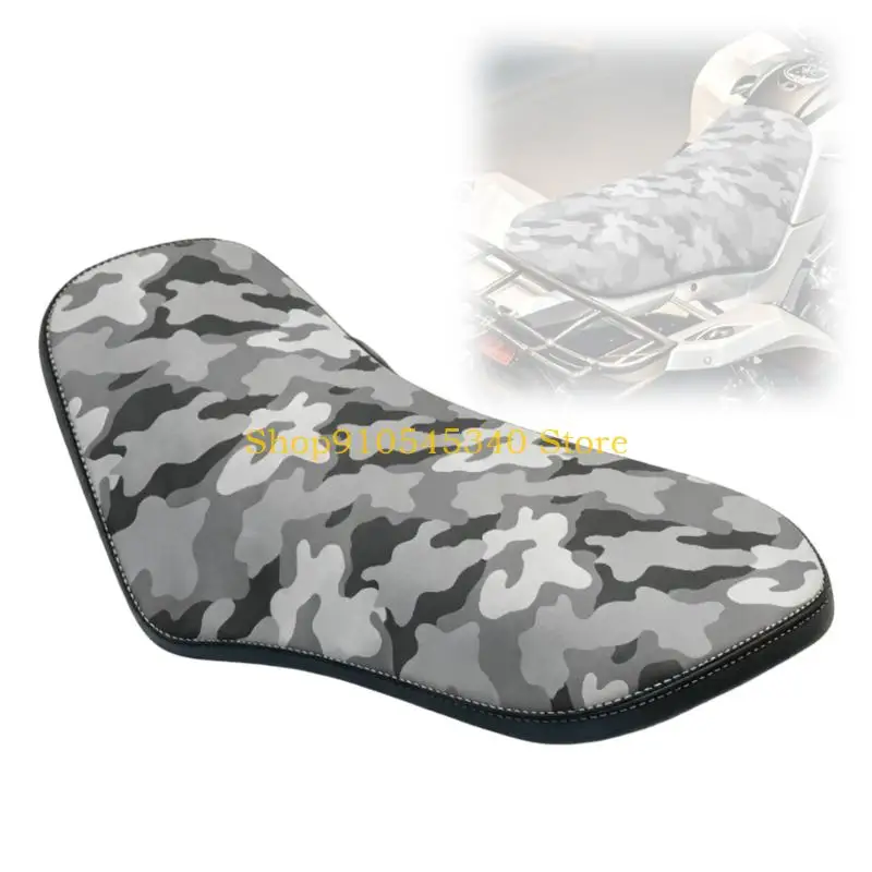 U2JA Dust Control Motorcycle Cover, Camouflage Slip On Polyester Protector Case for Parking, Daily Care and Trail Travel