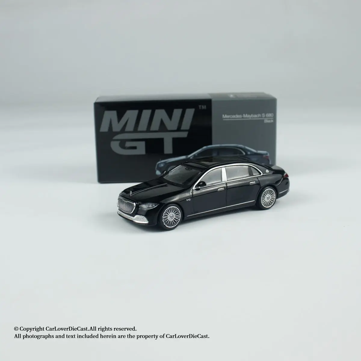 MINIGT 1:64 Mercedes-Benz Maybach S680 Bentley Flying Spur Cadillac V-SeriesR # Geschenk zur Sammlung von Druckguss-Automodellen aus Legierung