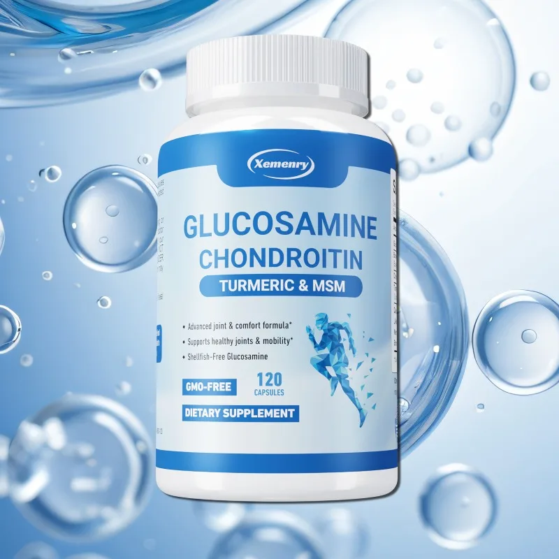 

Глюкозамин, хондроитин, куркума и MSM Advanced Formula для суставов и хряща, поддерживает здоровые суставы, мобильность и хрящ