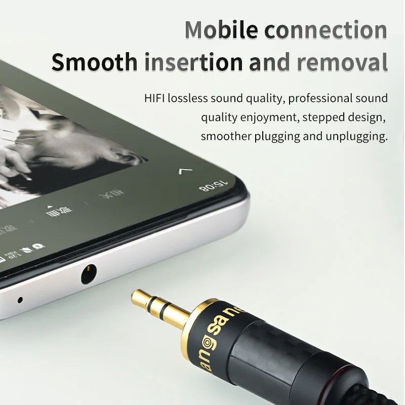 Xangsane 5NOCC 3.5mm to XLR male female audio cable computer laptop microphone speaker cable balance conversion cable