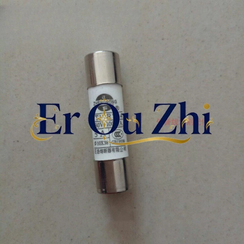 Wire EDM Accessories Wire EDM Fuse 5A Ceramic Fuse with An Outer Diameter of 10mm and A Length of 38mm