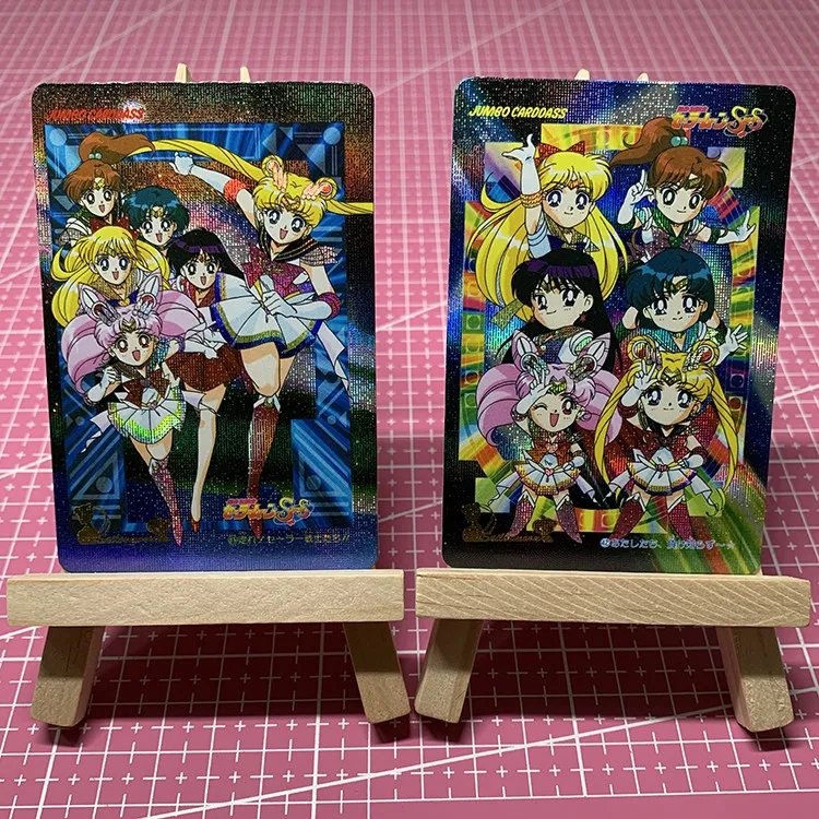 DIY 6pcs/set Sailor Moon Crystal Self Control Collect Signature Trading Flash Card Anime Cartoon Gift