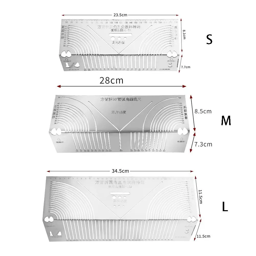 Adjustable Angle Arc Mark Multi-Purpose Precision Flex Linear Arc Dual-Purpose Scriber Metal Mark Gauging Tool Vernier Calipers